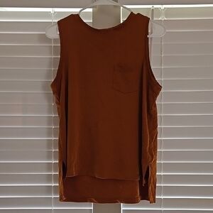 Women's Sleeveless Top in Brown